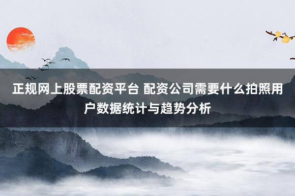 正规网上股票配资平台 配资公司需要什么拍照用户数据统计与趋势分析