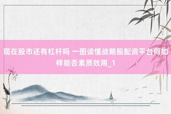 现在股市还有杠杆吗 一图读懂战略股配资平台何如样能否素质效用_1